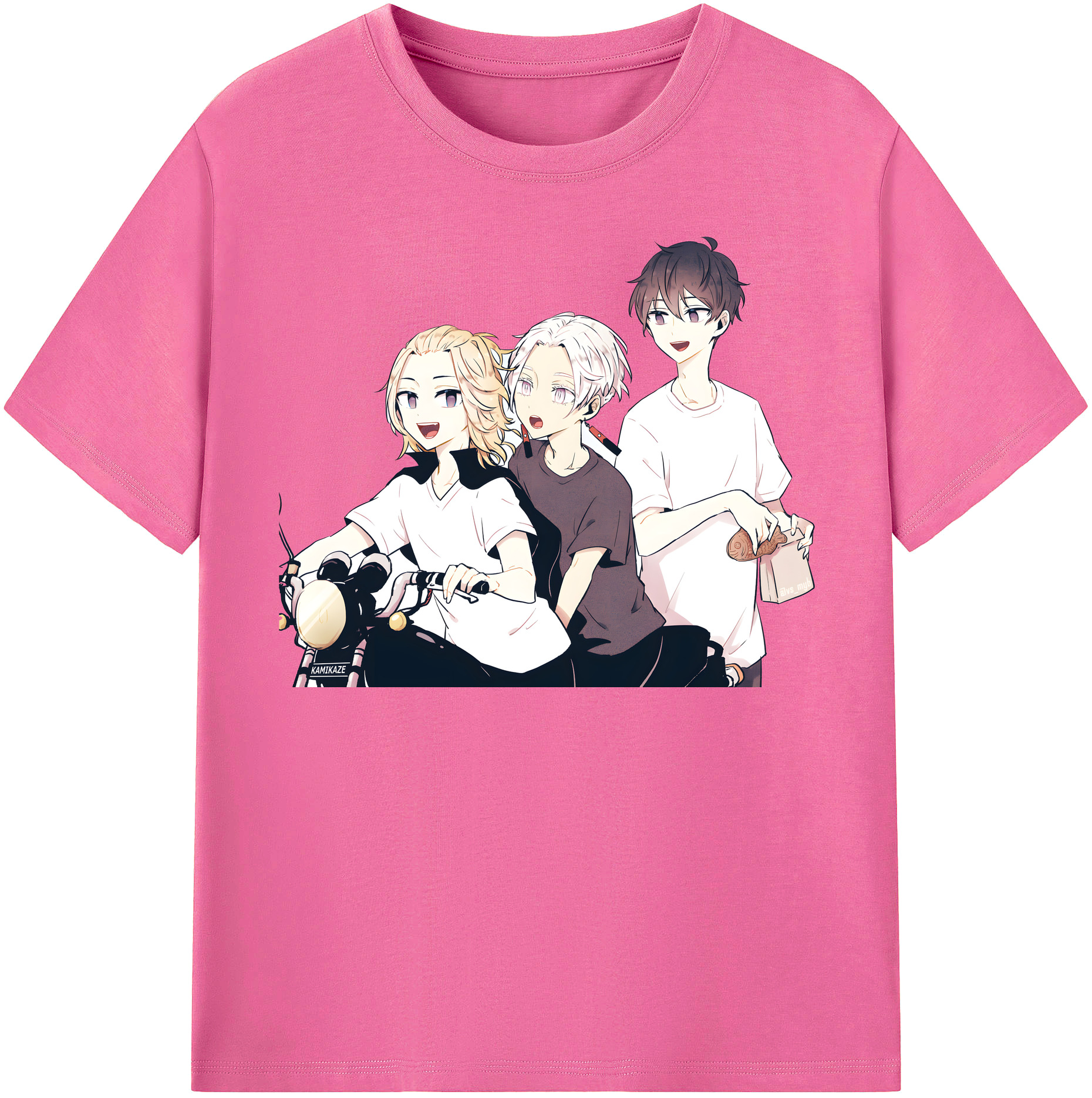 （画像用） 東京リベンジャーズ Tokyo Revengers レディースカジュアルプリントTシャツ（綿100％）